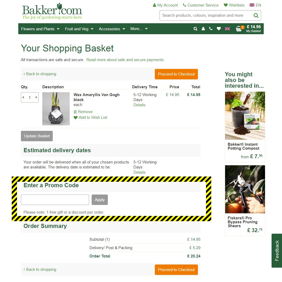 Bakker.com Discount Code