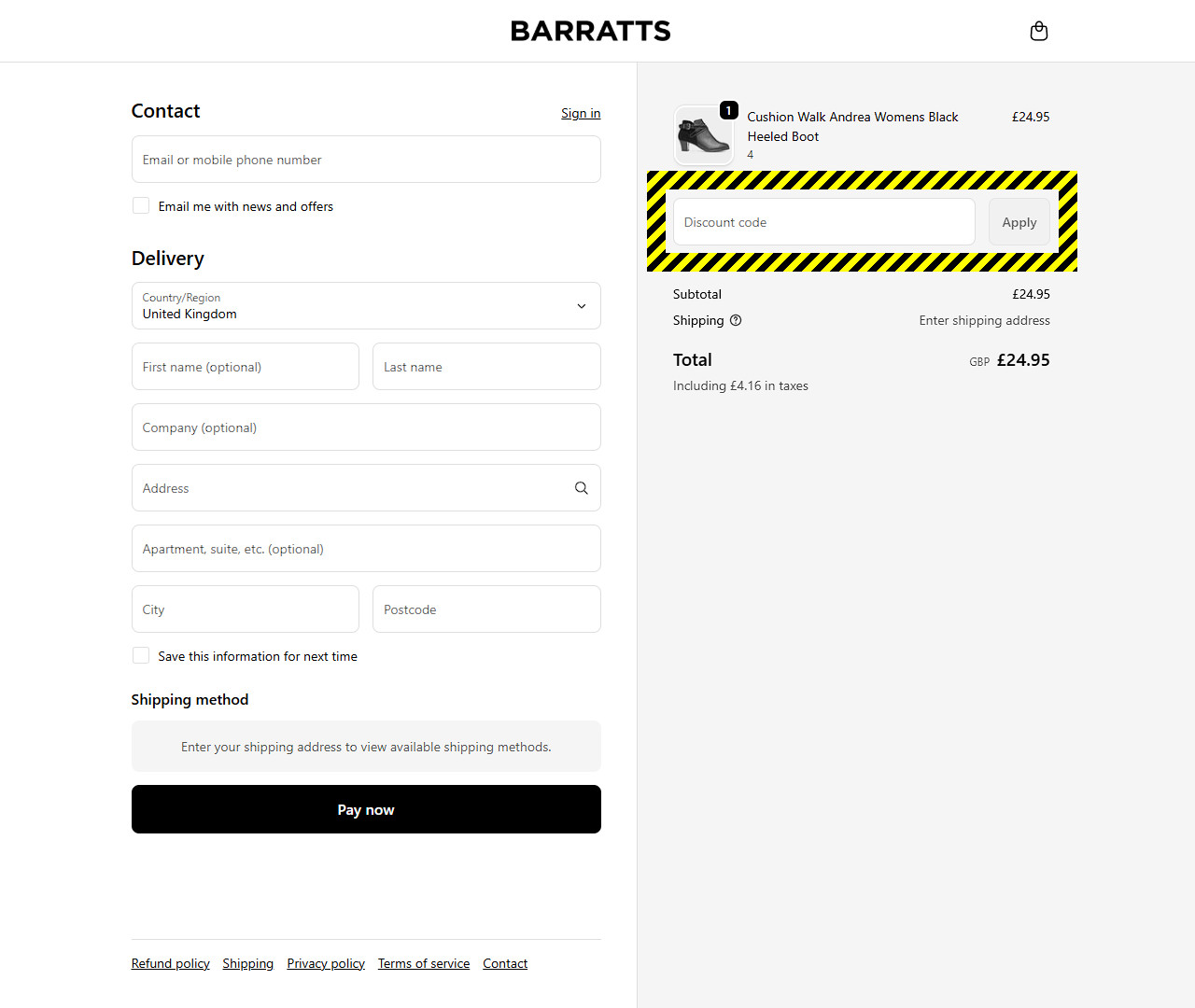 Barratts Shoes Discount Code