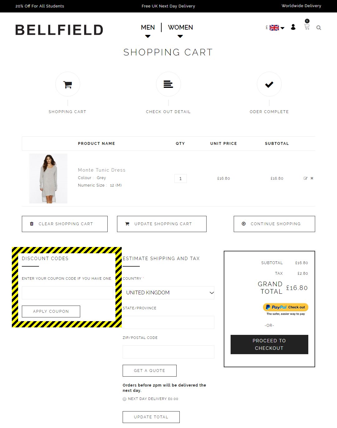 Bellfield Discount Code Bellfield Discount Code