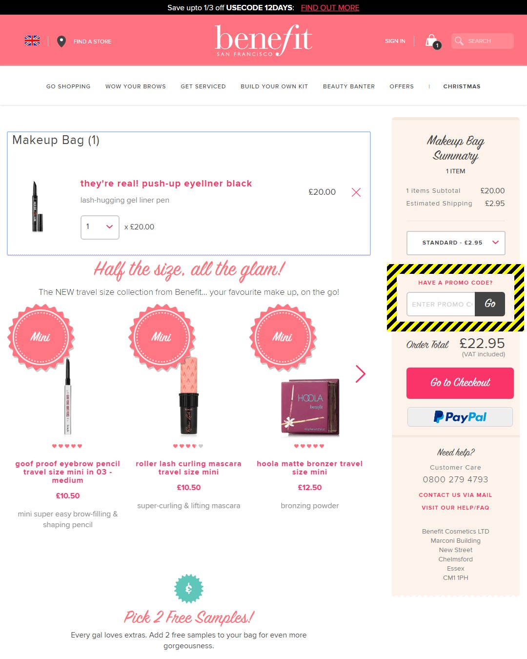 Benefit Discount Code