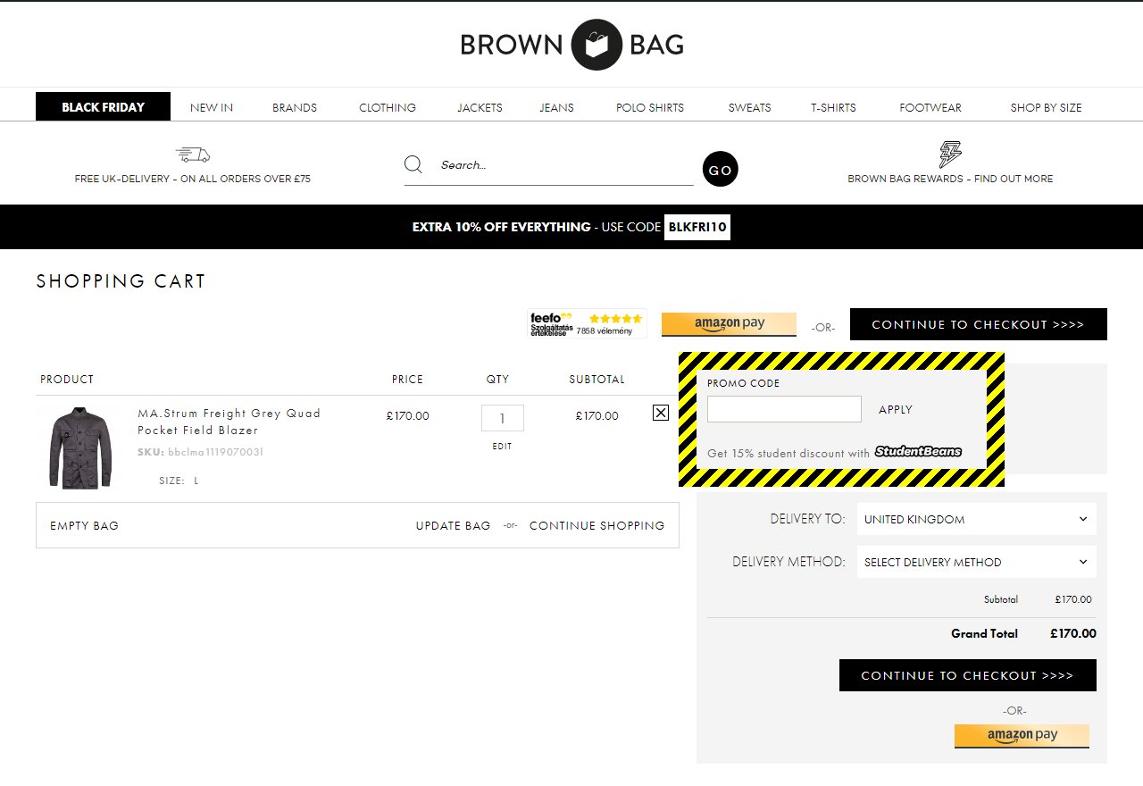 Brown Bag Discount Code