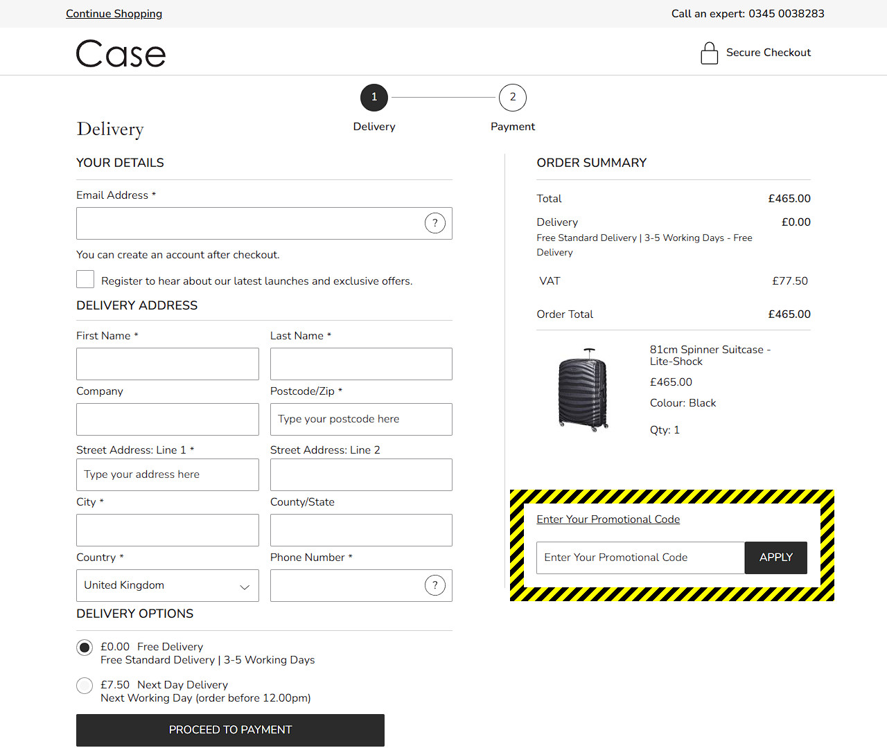 Case Luggage Discount Code