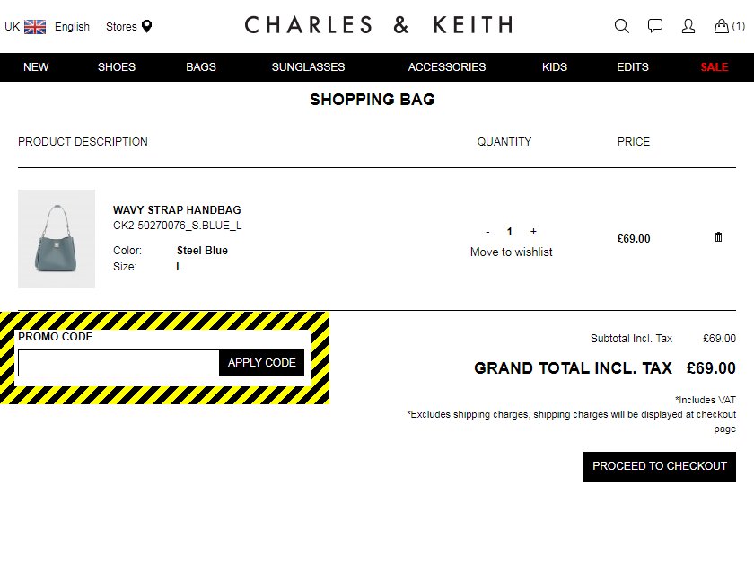 Charles & Keith Discount Code