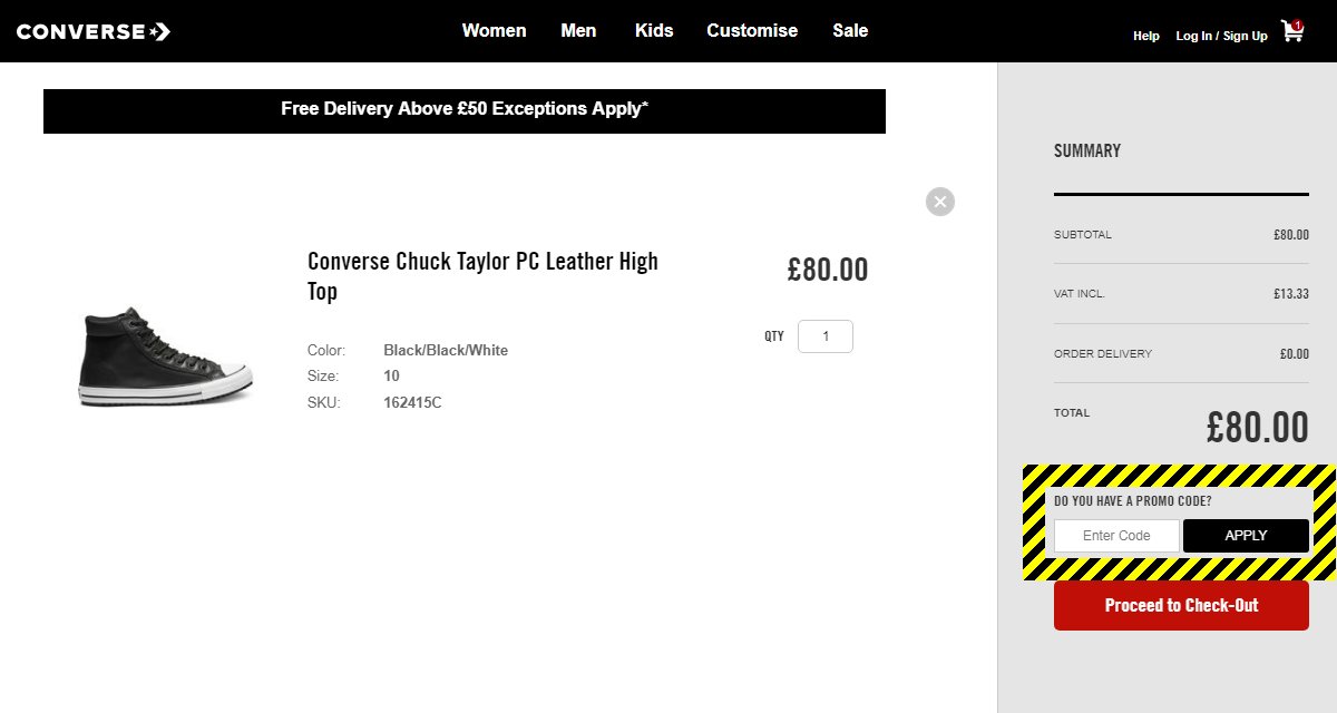 converse discount code uk