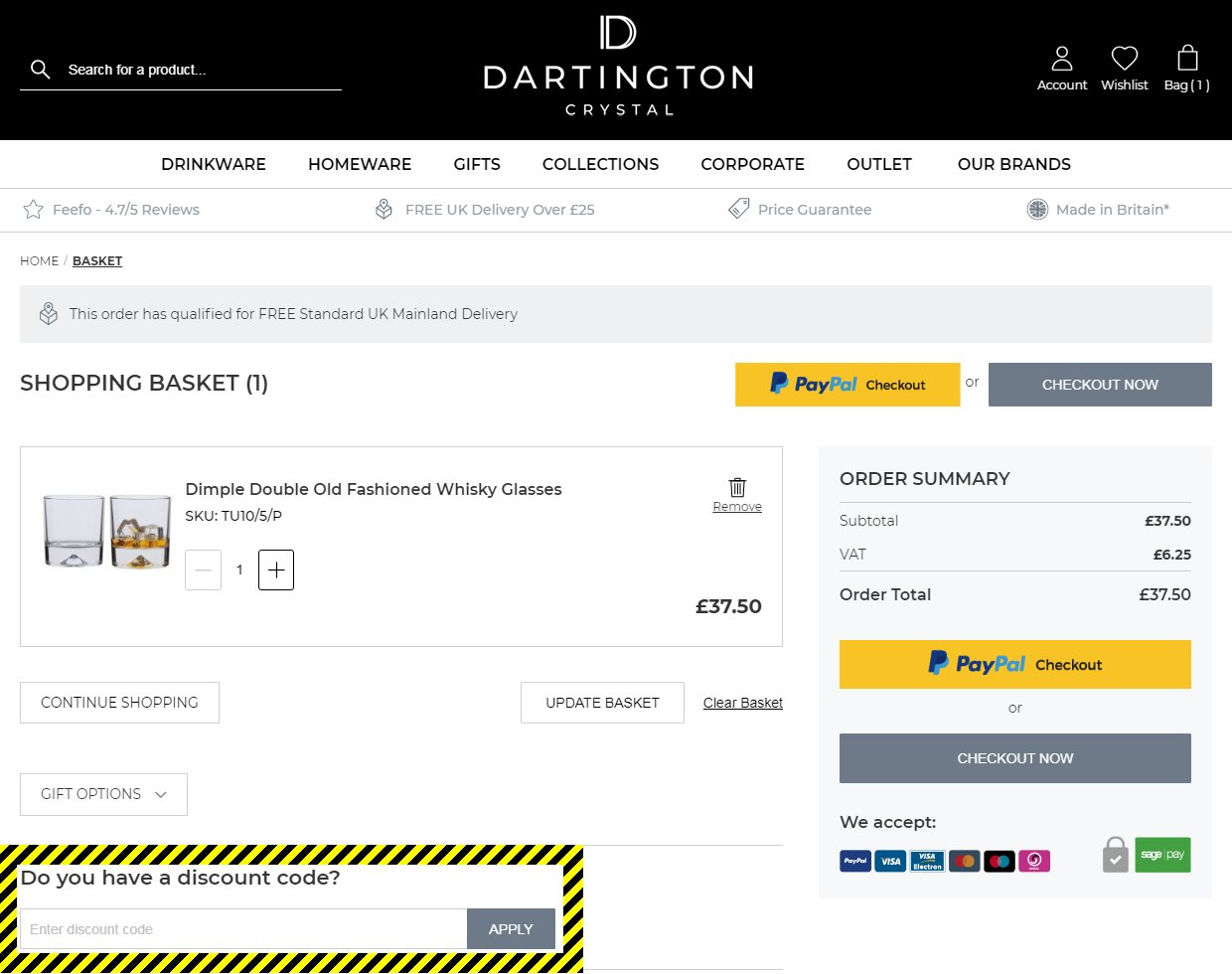Dartington Crystal Discount Code