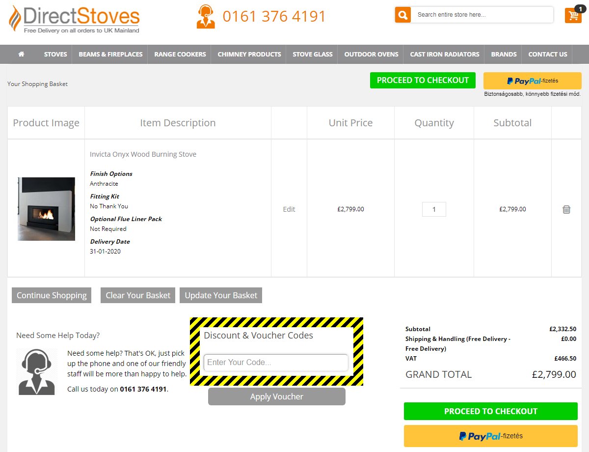 Direct Stoves Discount Code