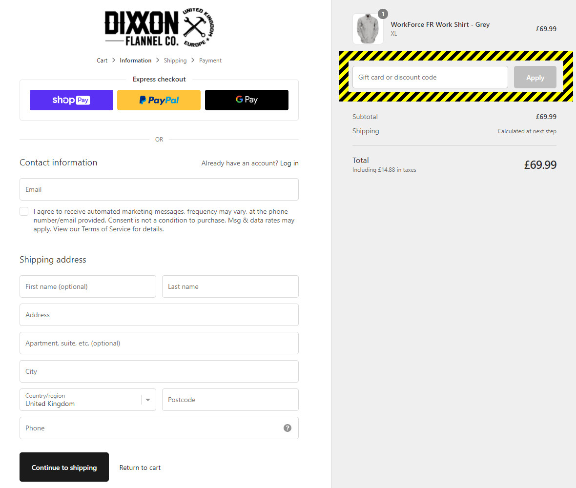 Dixxon Discount Code