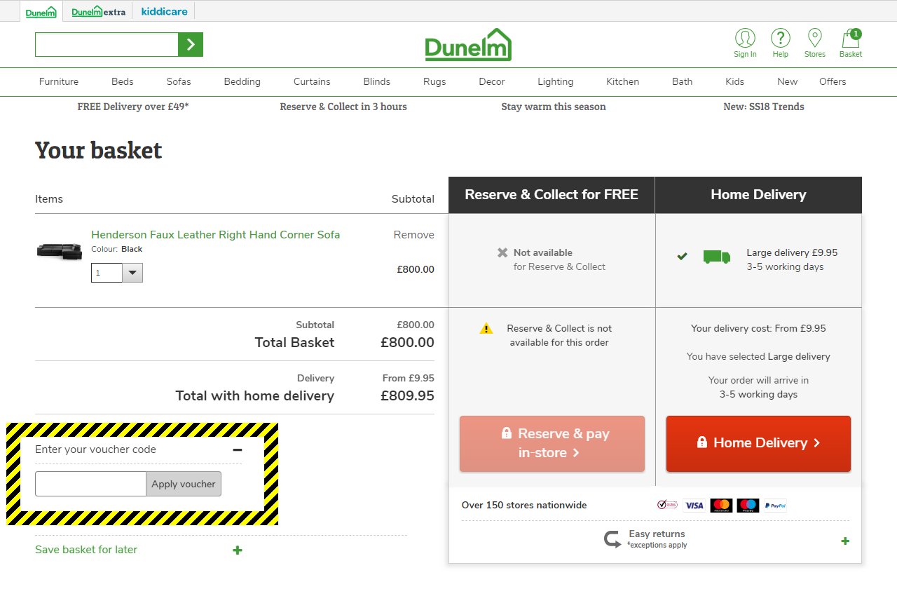 Dunelm Discount Code