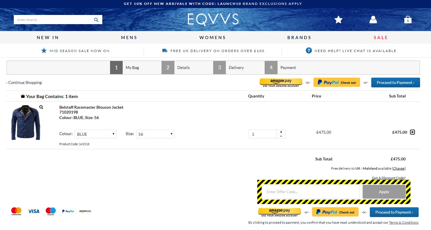 EQVVS Discount Code