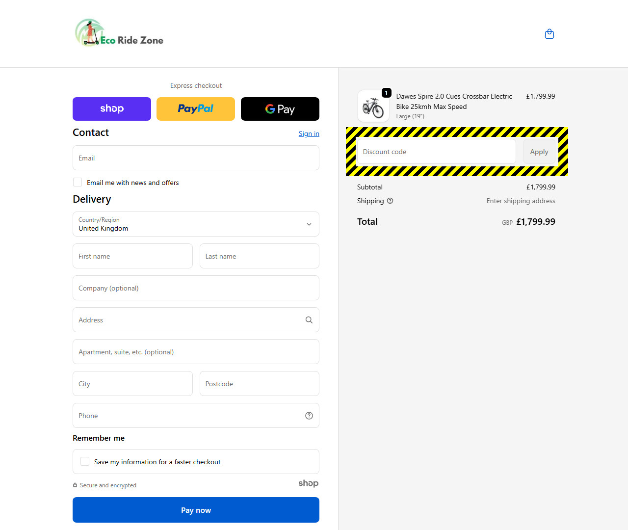 Eco Ride Zone Discount Code