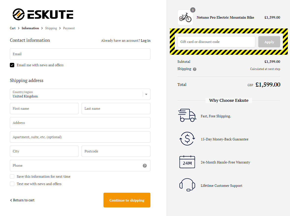 Eskute Discount Code