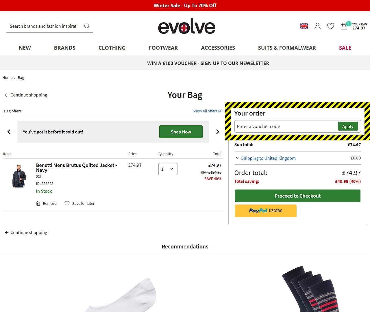 Evolve Clothing Discount Code