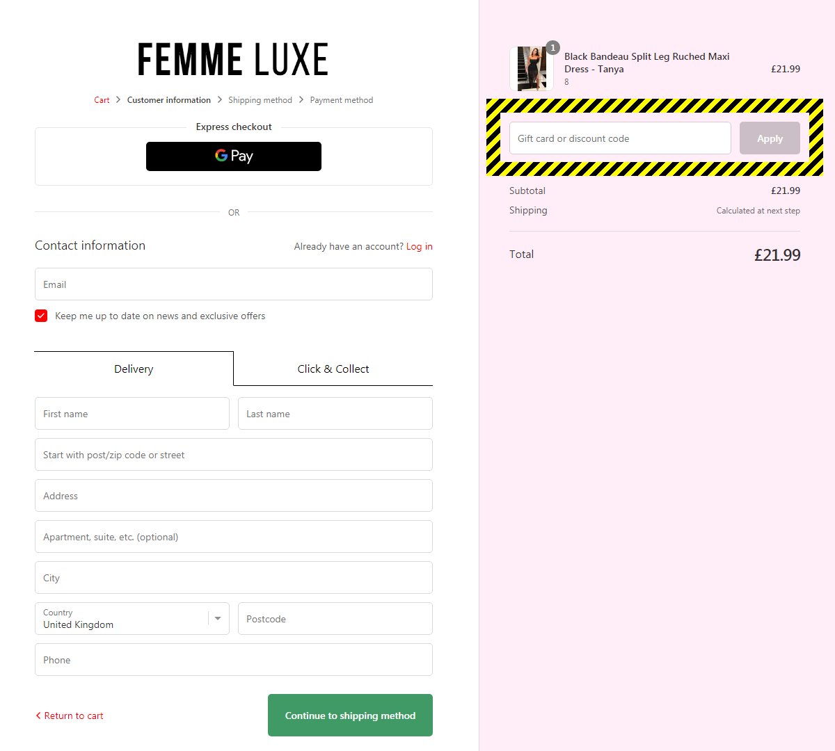 Femme Luxe Discount Code