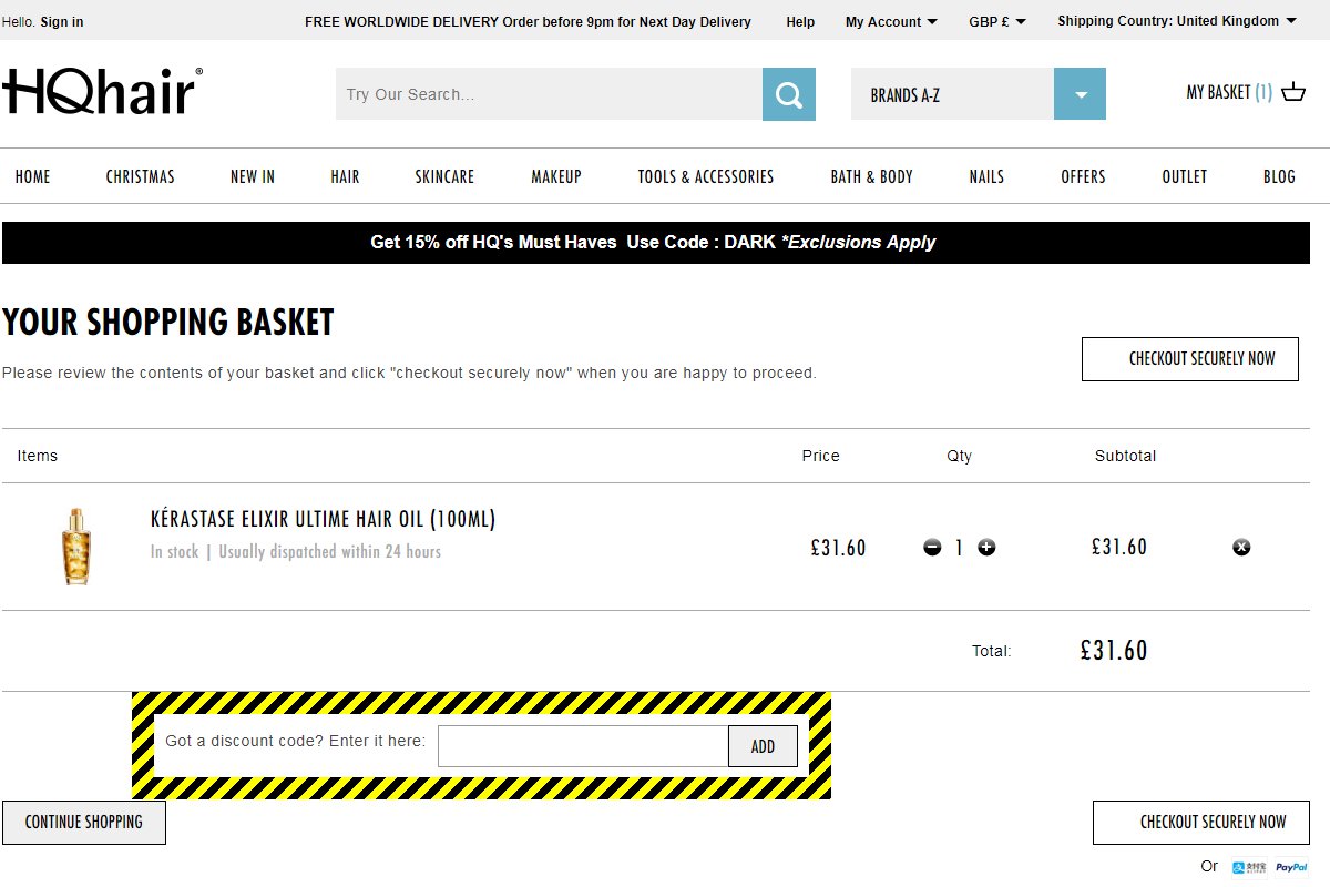 HQ Hair Discount Codes and Vouchers 20 Off in August 2024