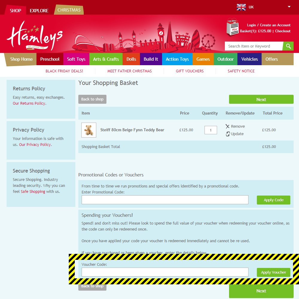 Hamleys Discount Code