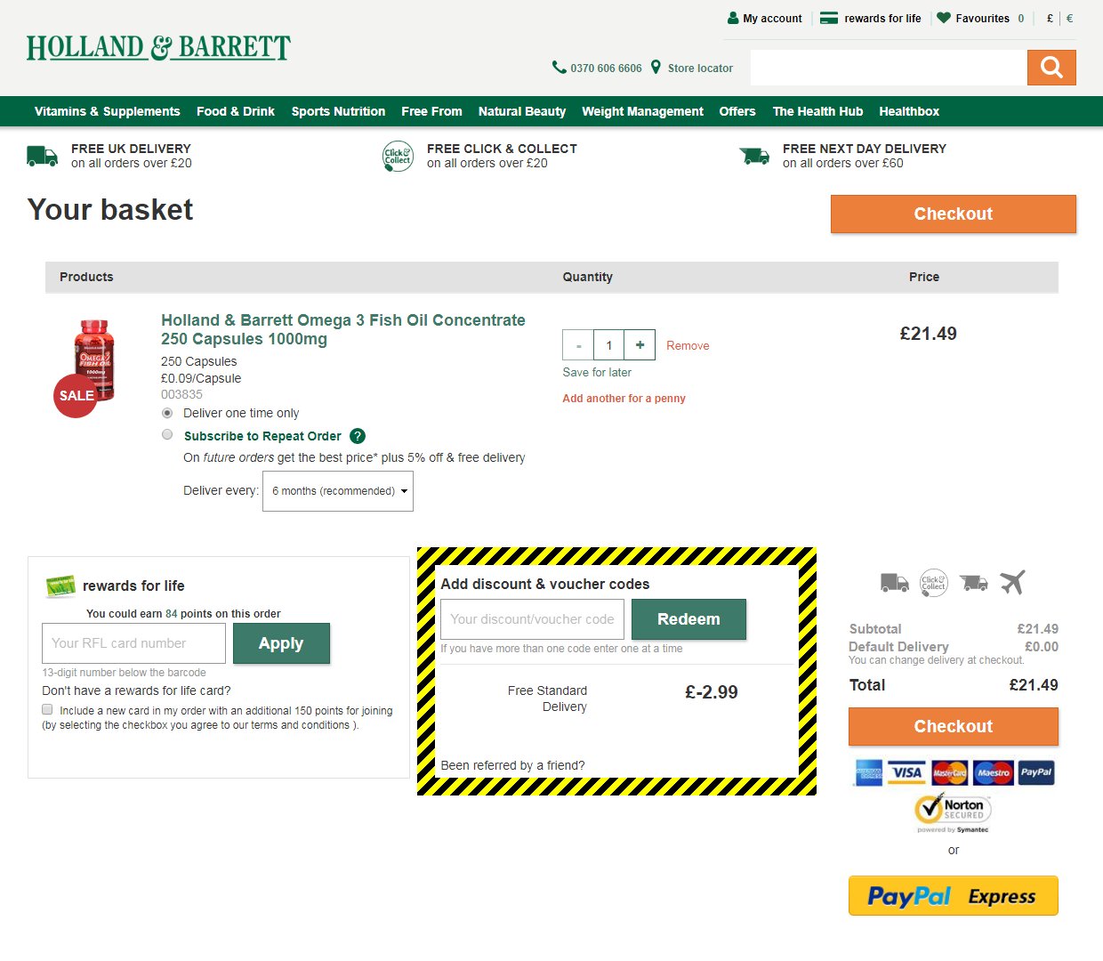 Holland & Barrett Discount Code