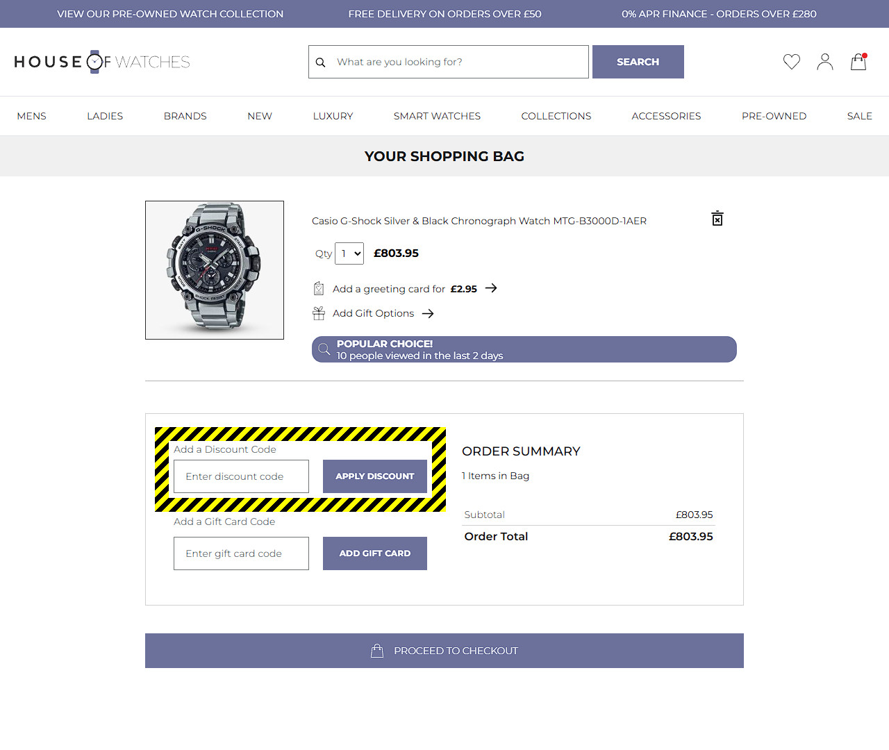 House of Watches Discount Code