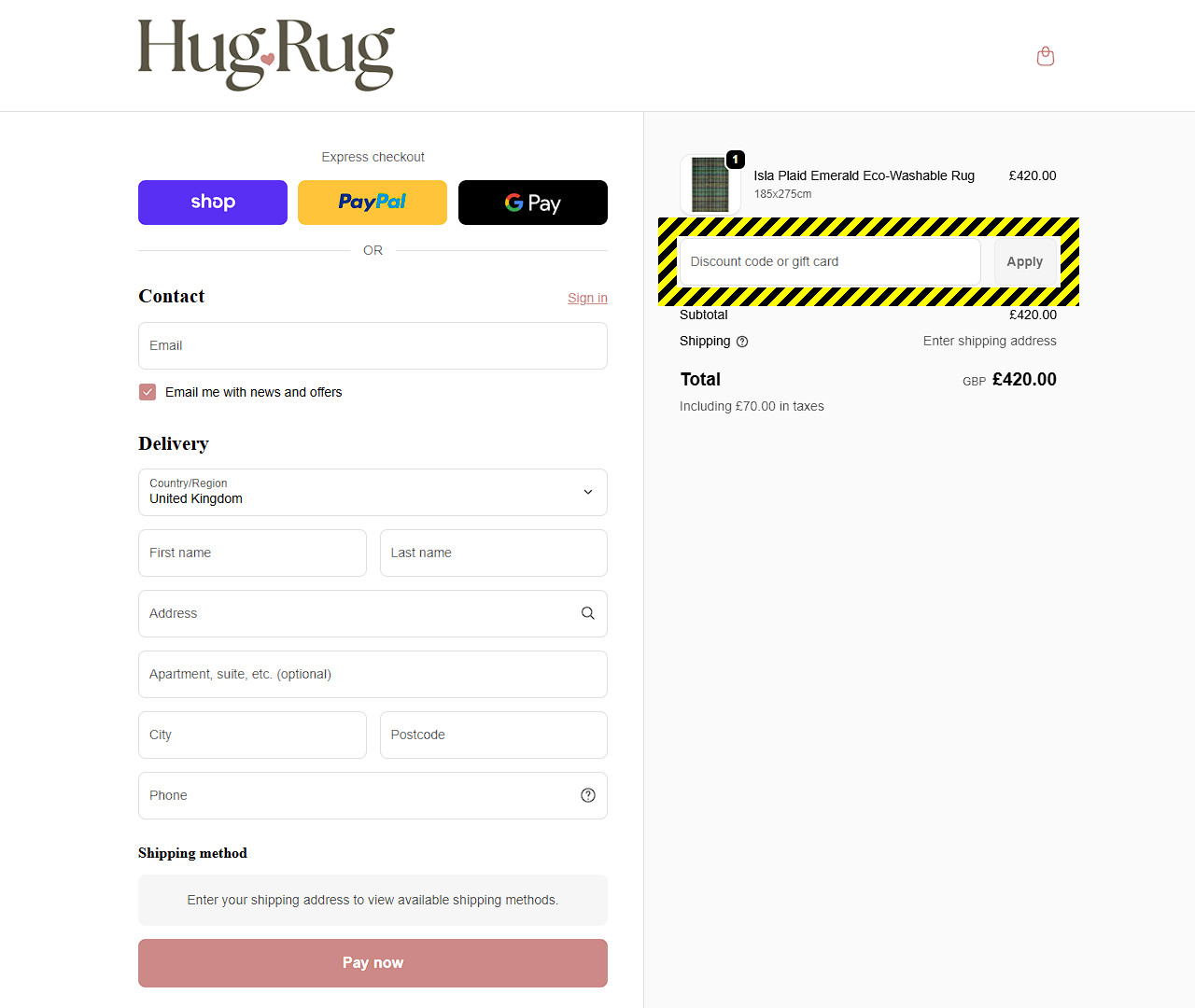 Hug Rug Discount Code