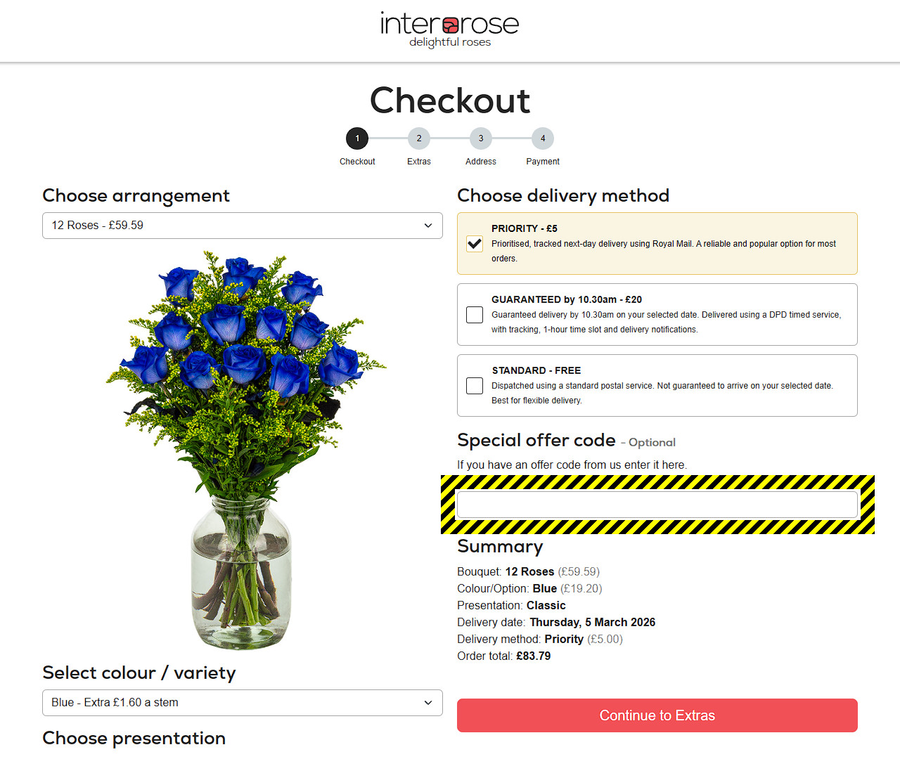 InterRose Discount Code