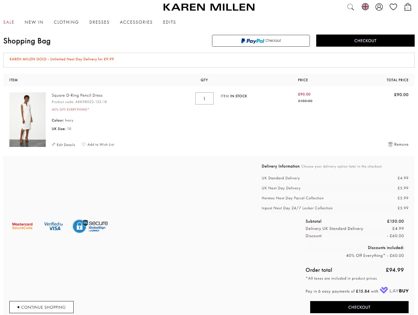 Karen Millen Discount Code