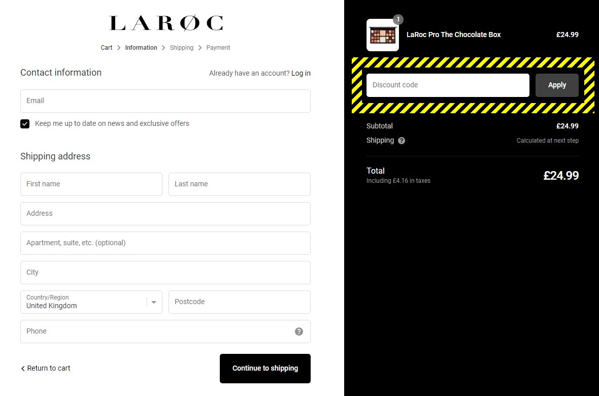 LaRoc Cosmetics Discount Code