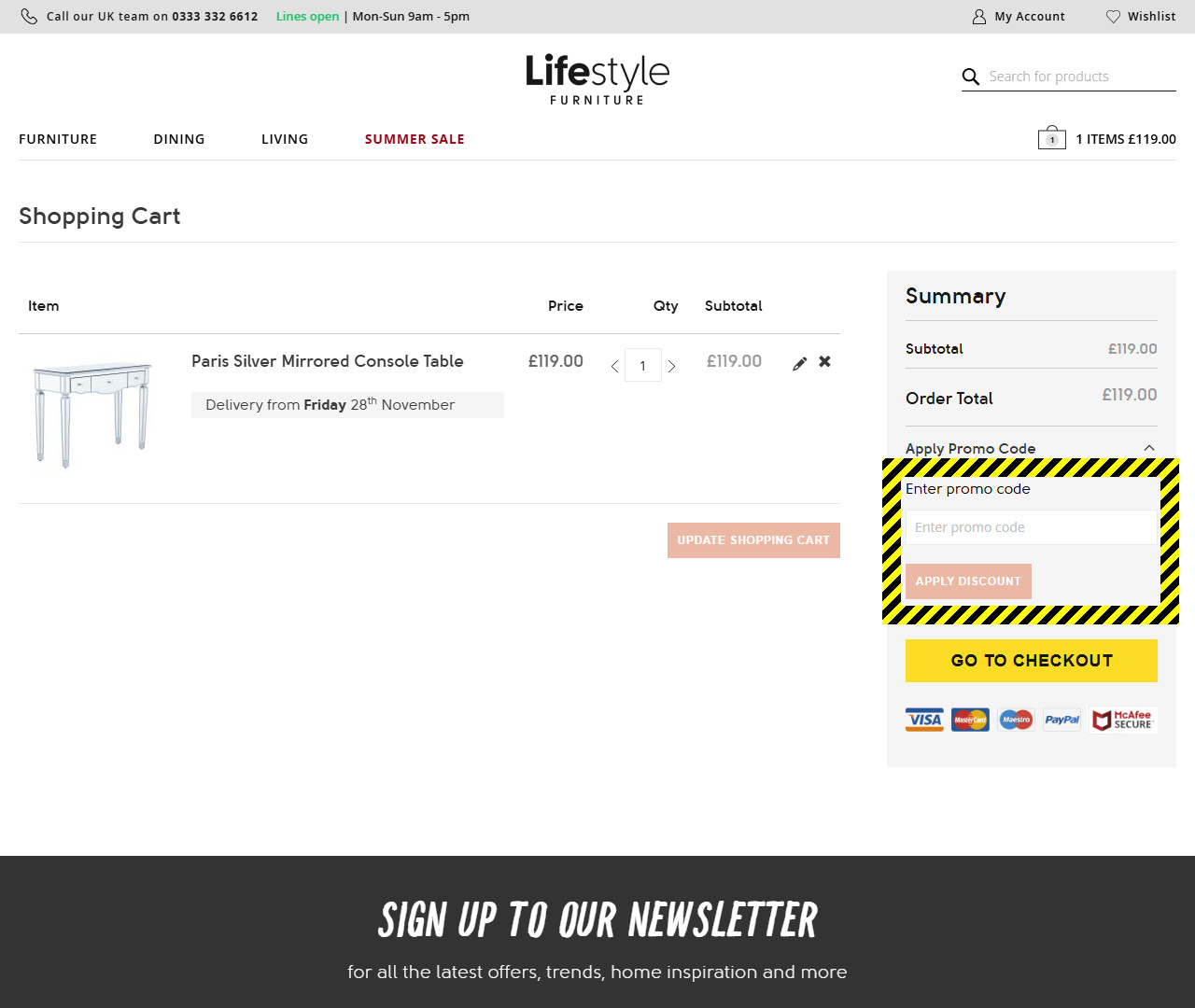 Lifestyle Furniture Discount Code