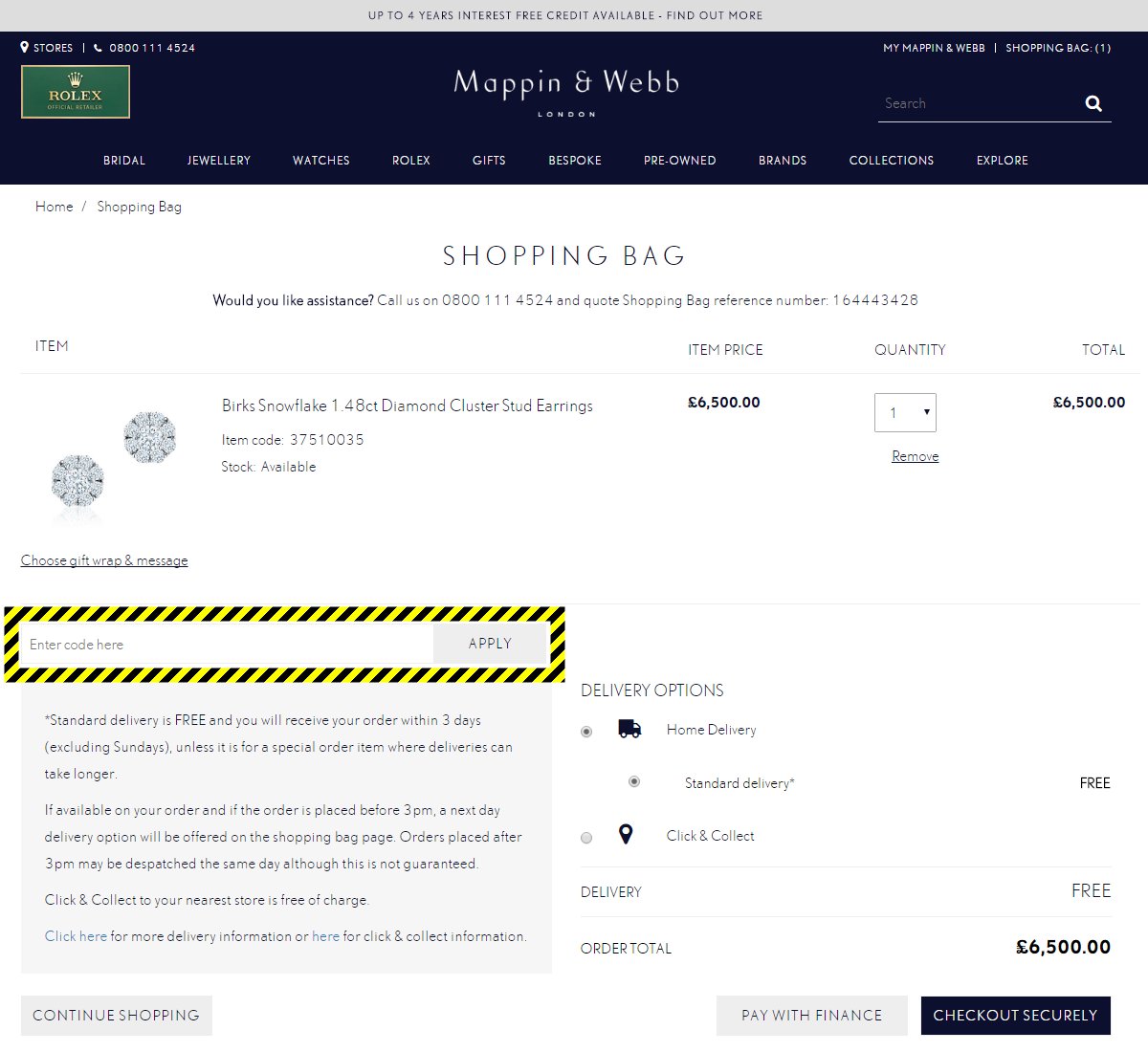 Mappin & Webb Discount Codes - 70% Off in April 2024