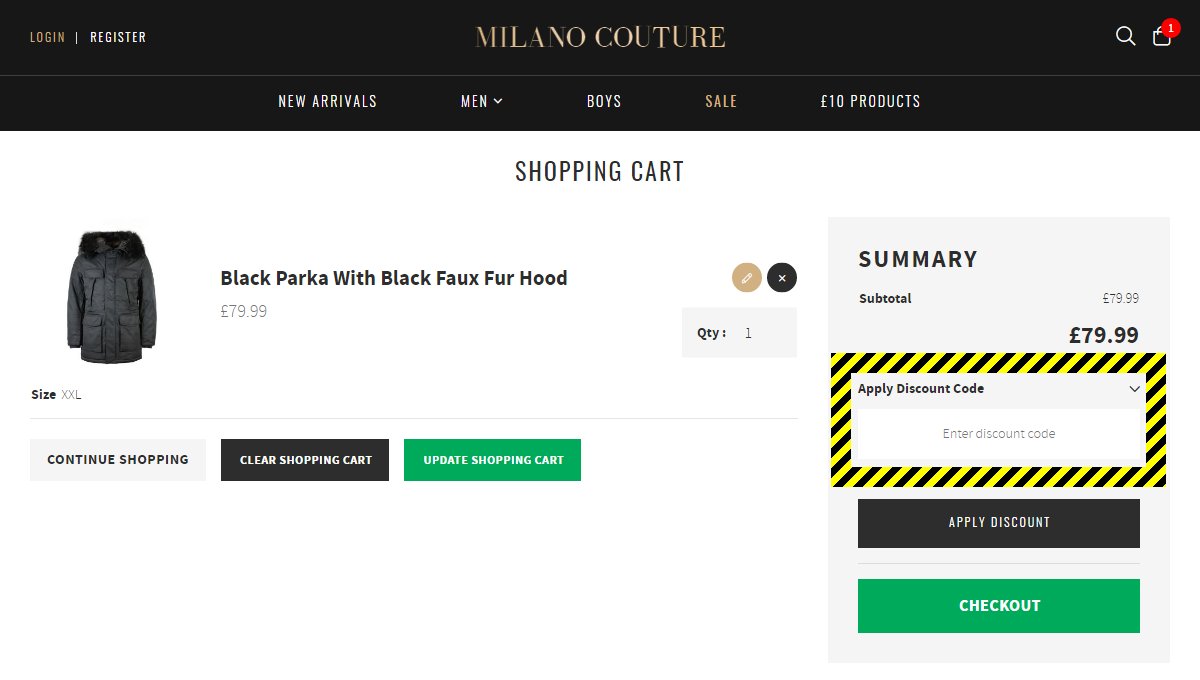 Milano Couture Discount Code