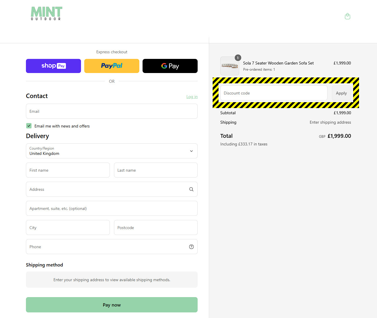 Mint Outdoor Discount Code