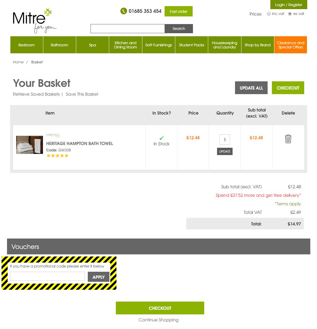 Mitre Linen Discount Code