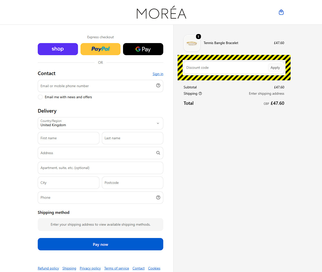 Morea Discount Code