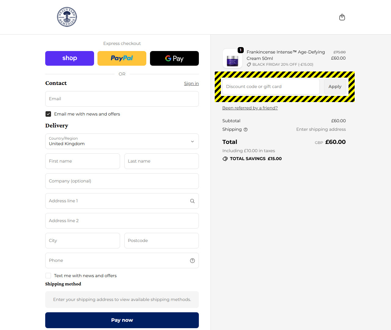 Neals Yard Remedies Discount Code