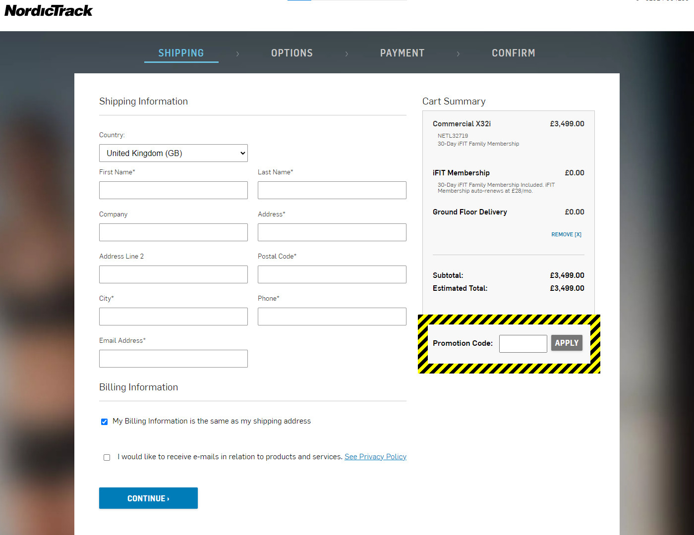 NordicTrack Discount Code