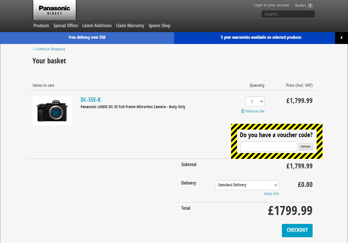 Panasonic Discount Code