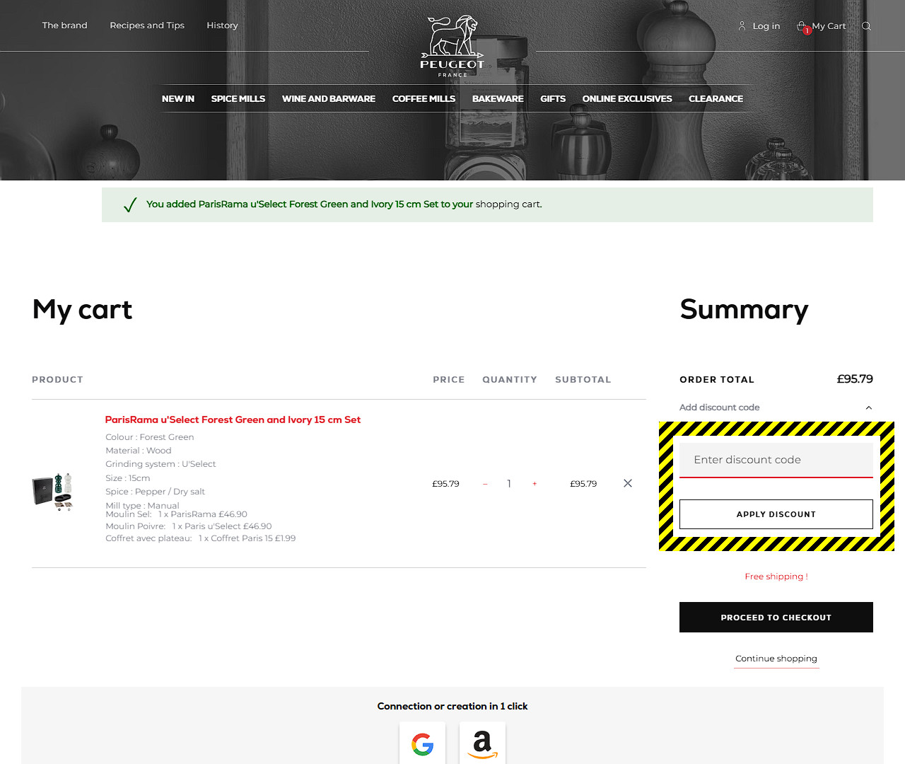 Peugeot Saveurs Discount Code