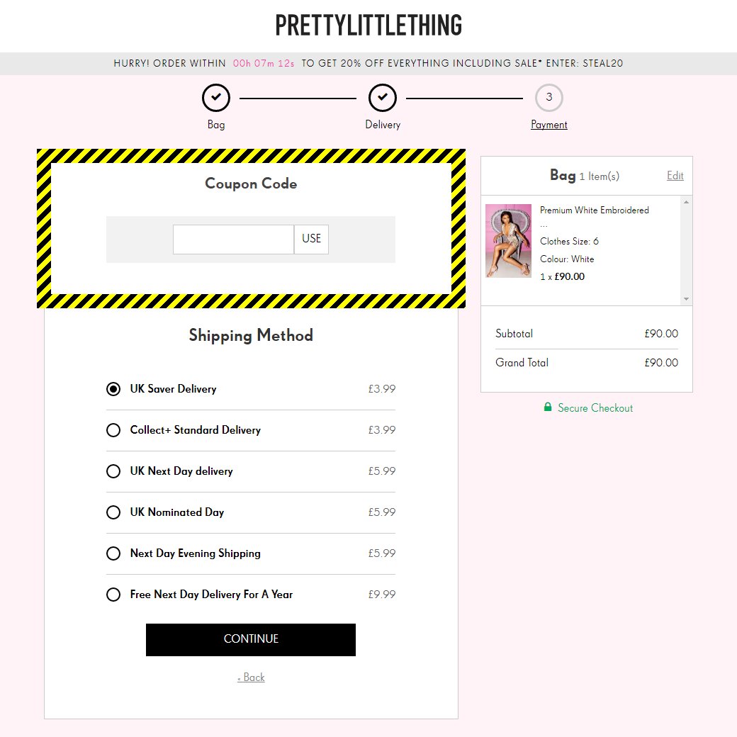 Pretty Little Thing Discount Code