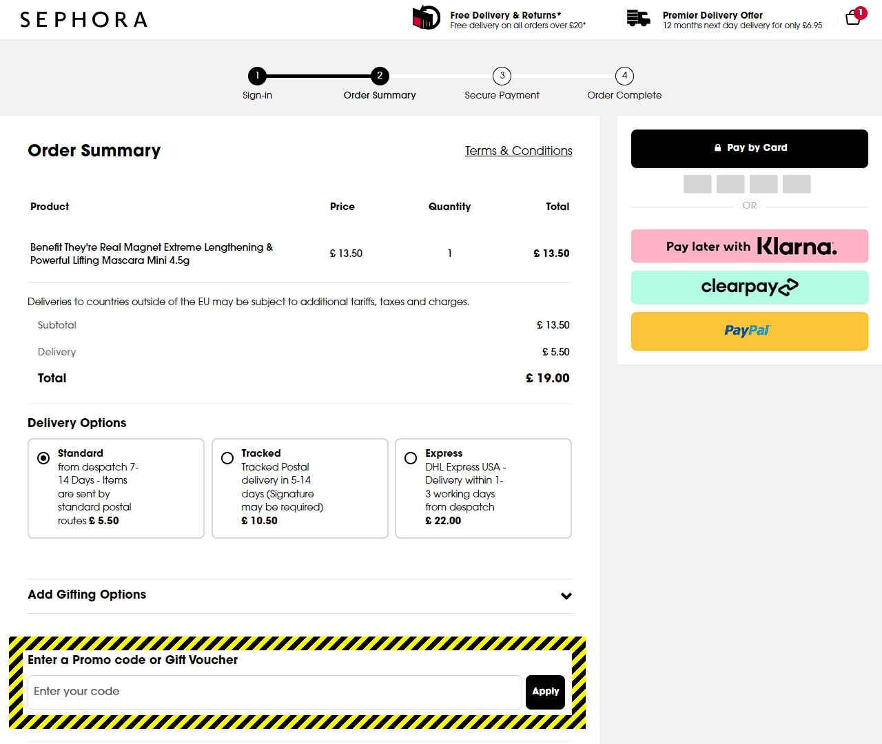 Sephora Discount Code