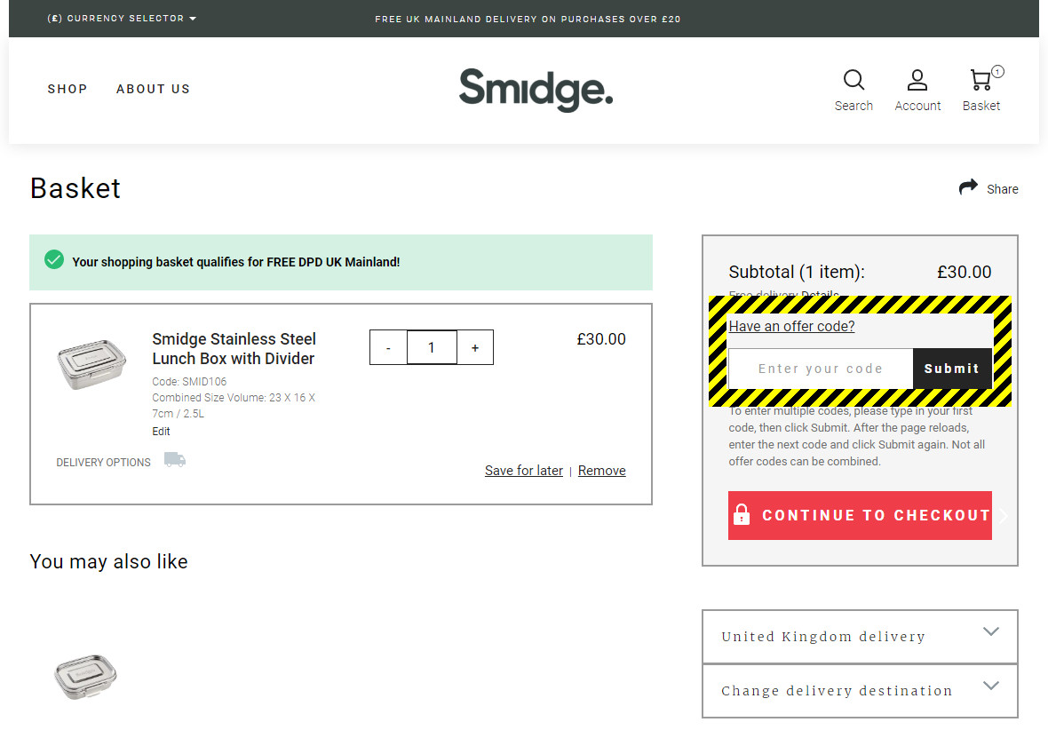 Smidge Discount Code