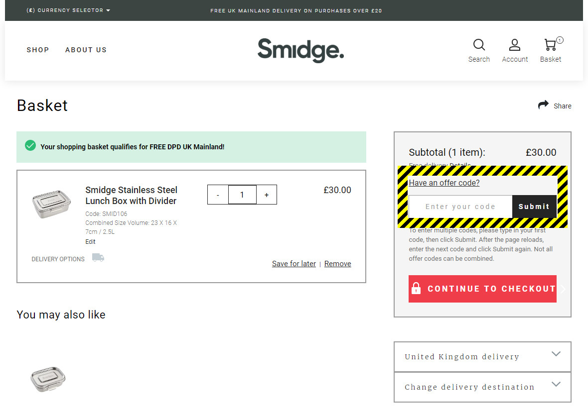 Smidge Discount Code and Vouchers - November 2022