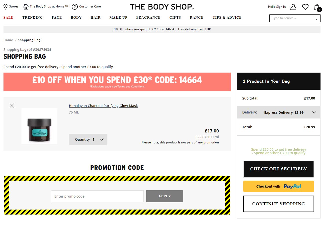 The Body Shop Discount Code