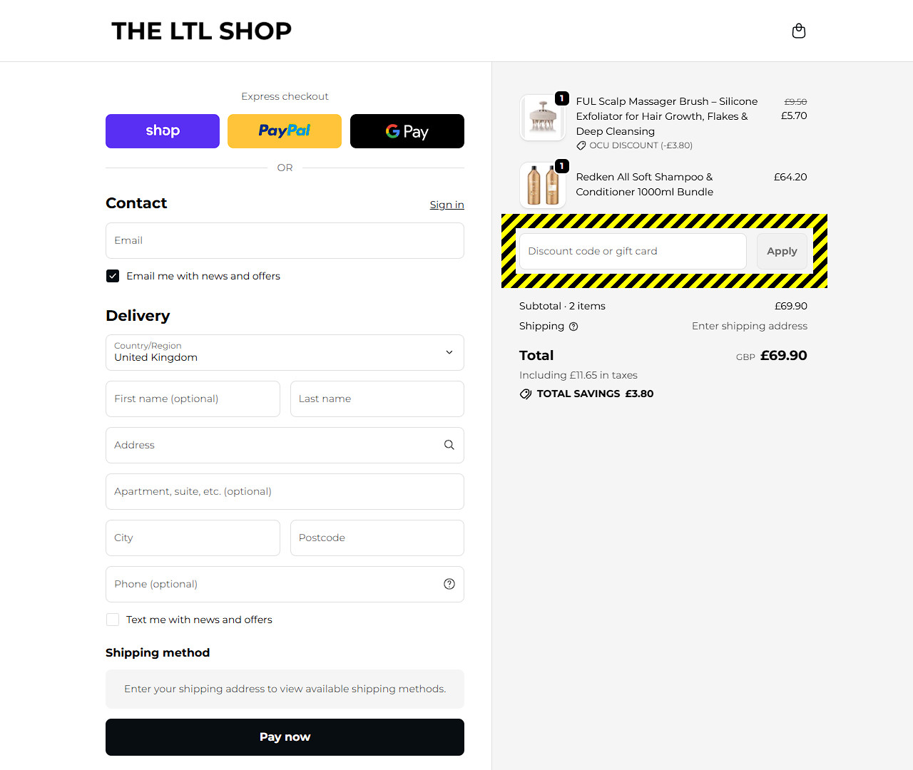 The LTL Shop Discount Code