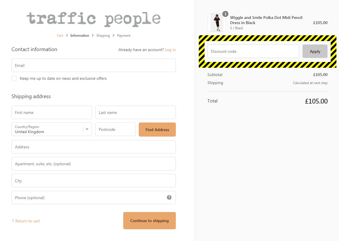 Traffic People Discount Code Traffic People Discount Code