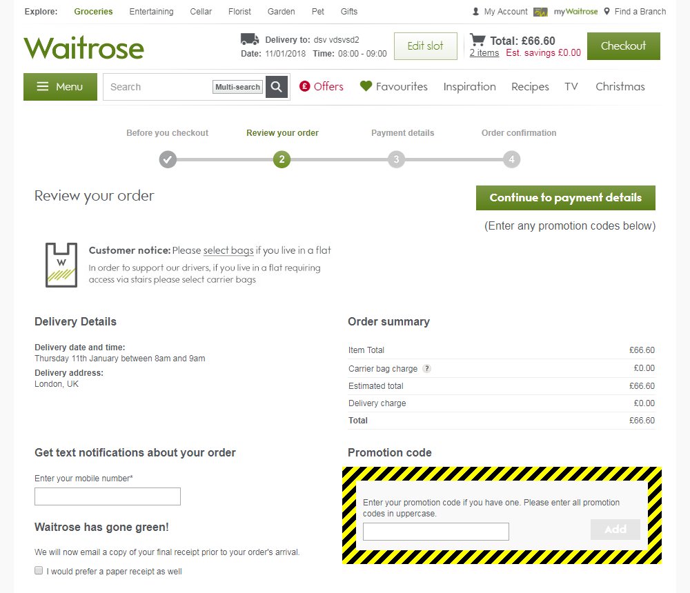 Waitrose & Partners Discount Code