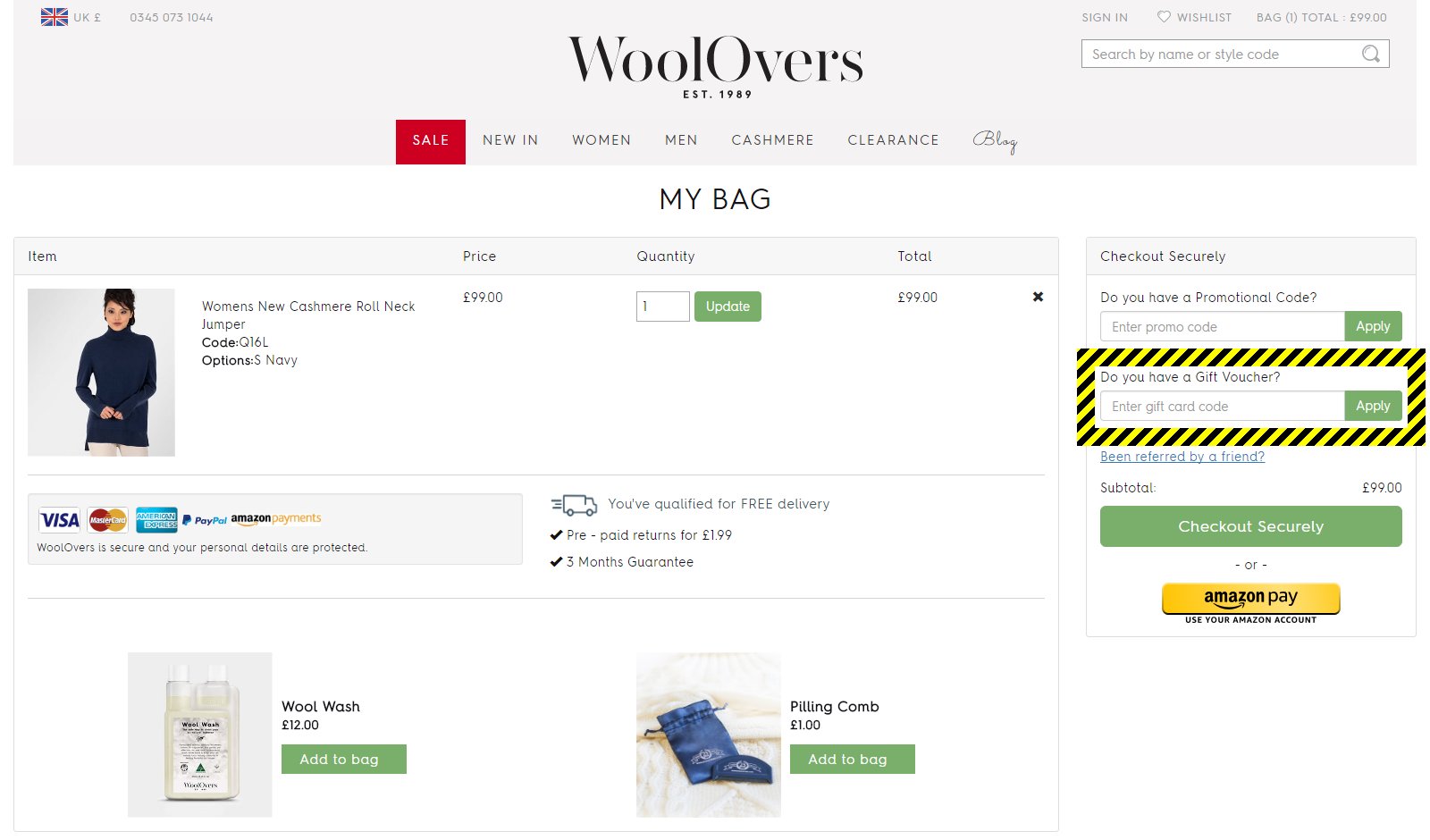 WoolOvers Discount Code